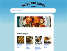 Tablet Screenshot of burpsandslurps.com